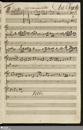 111. Duetto: Sposina mia diletta / Galuppi, B.