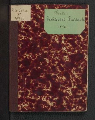 Dietz, Frohlocket Fulder (sic!)