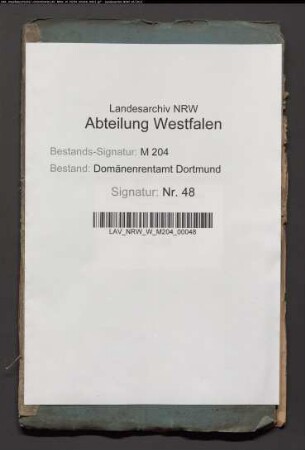 Umwandlung der Getreideabgaben des ehemals dem Stift Essen gehörenden Mesters-Guts in Eving in Geldrente und deren Ablösung
