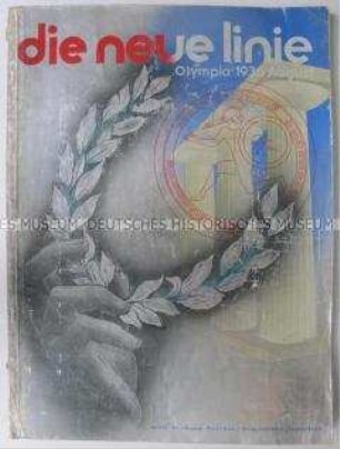 Modemagazin "die neue linie" zu den Olympischen Spielen 1936 in Berlin