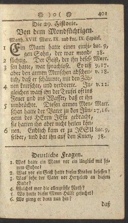 Die 29. Historie.