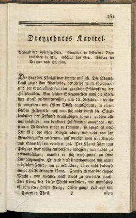 Dreyzehntes Kapitel. Schlacht dey Hohenfriedberg. [...]