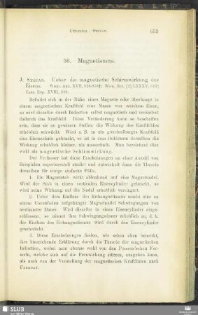 36. Magnetismus
