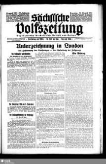 Sächsische Volkszeitung : für christliche Politik und Kultur