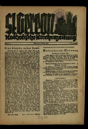 St. Gereon / 18. Jahrgang 1930