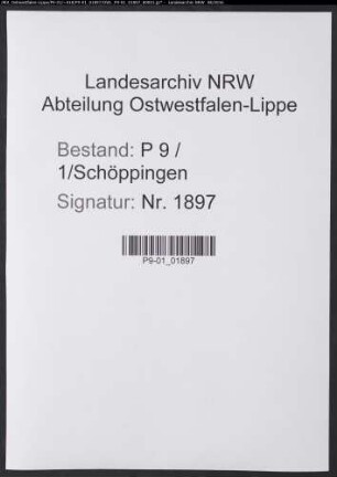 Sterberegister Standesamt Schöppingen