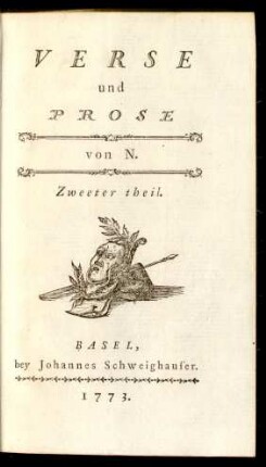 Th. 2: Verse und Prose