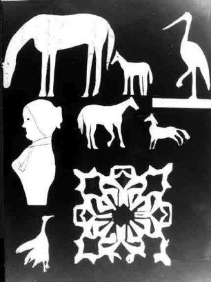 Scherenschnitte und Zeichnungen Otto Lilienthals