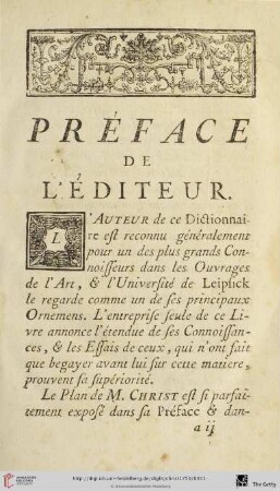 Préface de l’éditeur