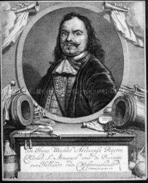Porträt des niederländischen Admirals Michiel Adrianszoon de Ruyter