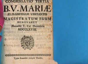 Maria Mater Gratiae : [Periocha]
