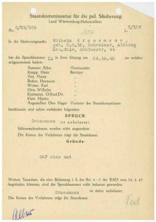Grossmann, Wilhelm
