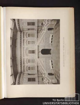 Serie I. No. 73. Das Königliche Zeughaus. Lichthof. Berlin.