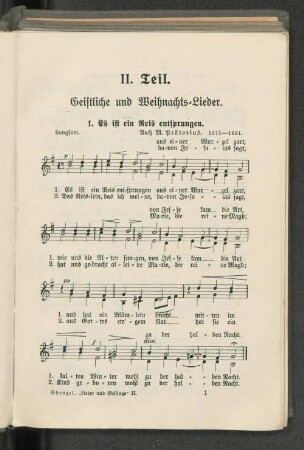 Geistliche und Weihnachts-Lieder.