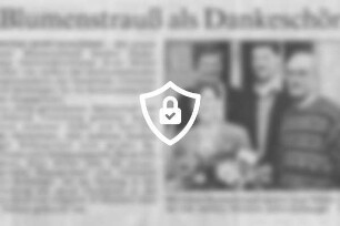 Blumenstrauß als Dankeschön