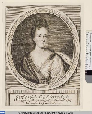 Sophia Eleonora, Herzogin von Braunschweig-Lüneburg, Kanonissin zu Gandersheim