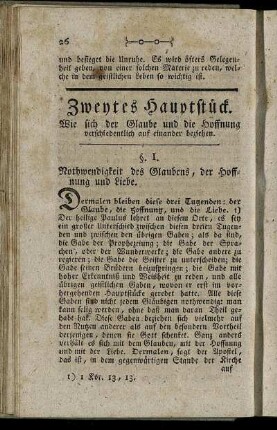 Zweytes Hauptstück.
