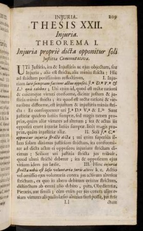 209-218, Theorema I - III