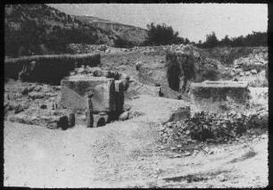 Tell Balata, Osttor während d. Grabung Blick v. SW