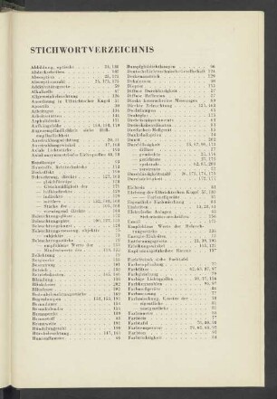 Stichwortverzeichnis