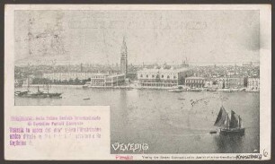 Werbepostkarte "Venedig", Erste Internationale Ansichtskarten-Gesellschaft, Friedrichstraße 240-241