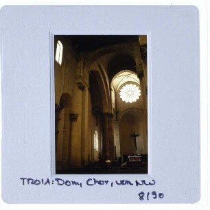 Troia, Santa Maria Assunta (Dom) : Innenansicht Chor