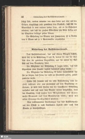 7. Abtheilung des Aufsichtspersonals