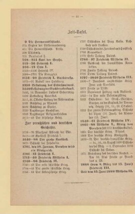 Zeit-Tafel