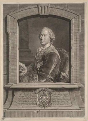 Bildnis Woronzow, Michael Illarionowitsch, russischer Großkanzler (1714-1767)
