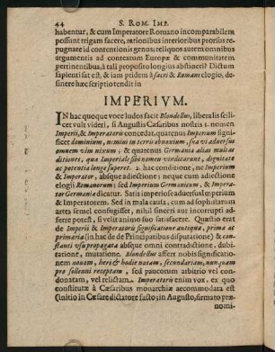 44-49, Imperium