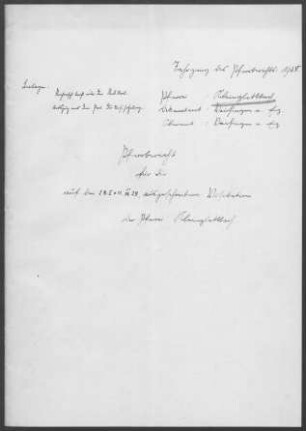 Kleinglattbach: Pfarrbericht 1928