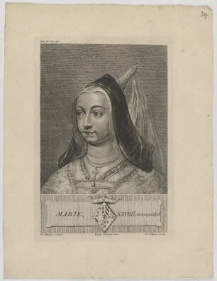 Bildnis der Marie von Burgund