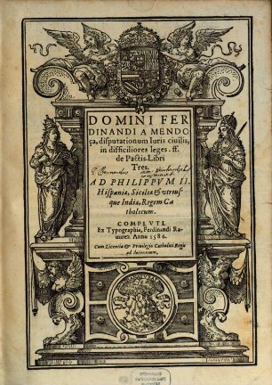 Disputationum Iuris civilis in difficiliores leges ff. de Pactis libri tres