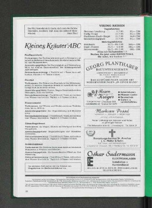 Kleines Kräuter-ABC
