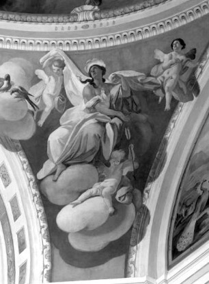 Pendentifbild mit der Allegorie des Erdteils Amerika