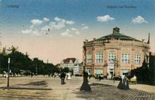 Leipzig: Roßplatz mit Panorama