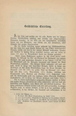 Geschichtliche Einleitung.