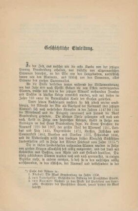 Geschichtliche Einleitung.