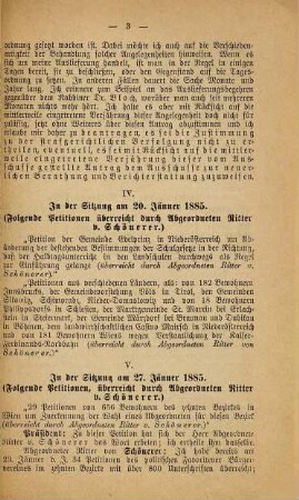 Reden des Abgeordneten Georg Ritter von Schönerer, gehalten im Abgeordnetenhause des Reichsrathes in der IX. Session Zwischen dem .... 5