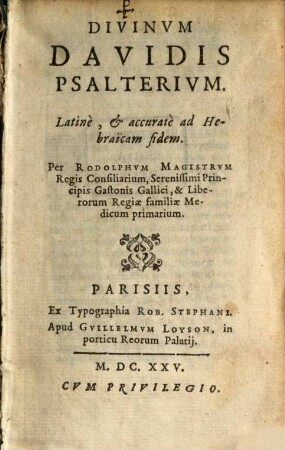 Davidis Psalterium
