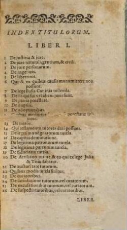 Jul. Paci à Beriga J. C. Institutionum Imperialium Analysis, et Selecta