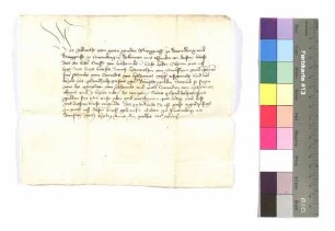Albrecht, Markgraf zu Brandenburg für Conrad von Hohenriet; Siegel: Albrecht, Markgraf zu Brandenburg.