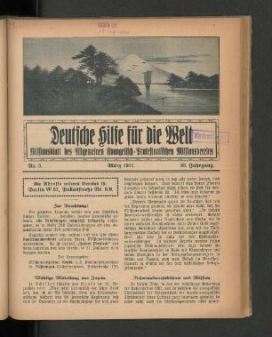 Nr. 3. März 1917.