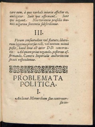 Problematica Politica.