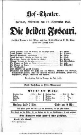 Die beiden Foscari