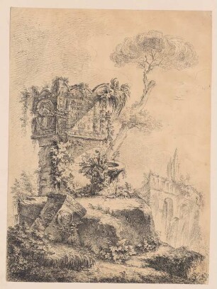 Landschaft mit antiken Monumenten (Tomba di Nerone)