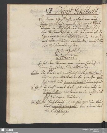 VII. Baryt Geschlecht