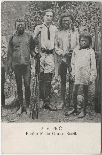 A.V.Frič (with the Bororo, Brazil)