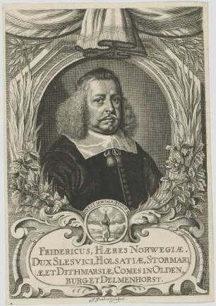 Bildnis des Fridericus, Haeres Norwegiae, Dux Slesvici, Holsatiae
