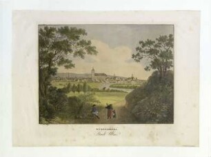 Ulm vom Südwesten. Um 1824